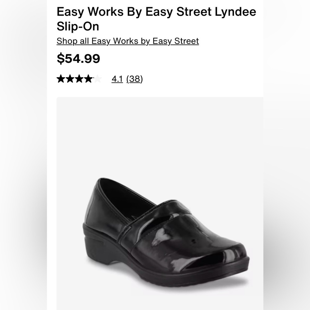 Easy-works Slip-On Clog - Black/Slip Resistant